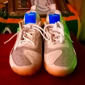 Jordan Delta 2 light photo blue orange shoes